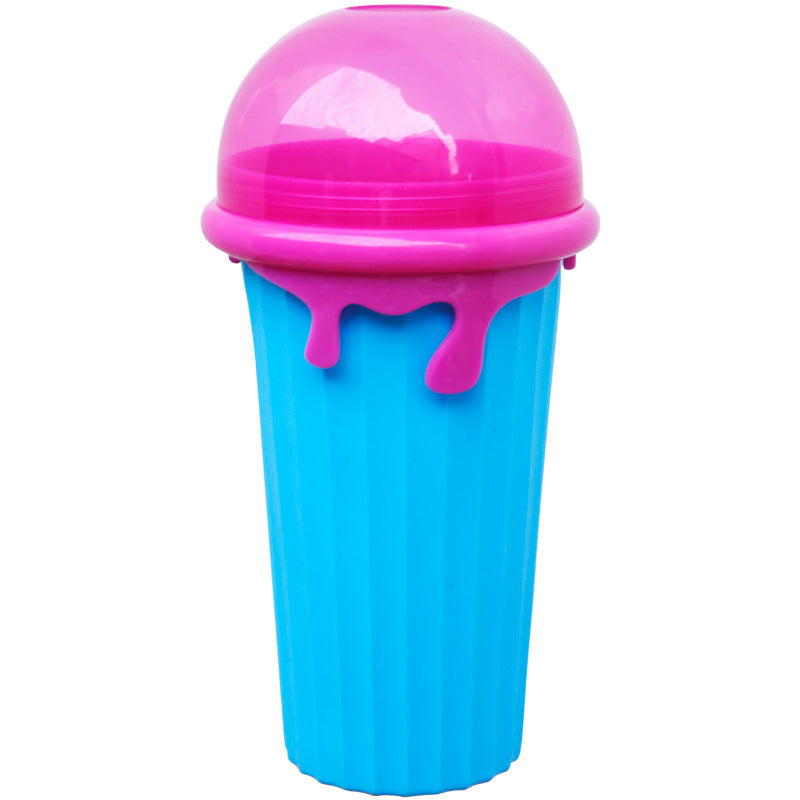 Slushy Cup Summer Squeeze Homemade Juice Water Bottle Quick-Frozen Smoothie Sand Cup