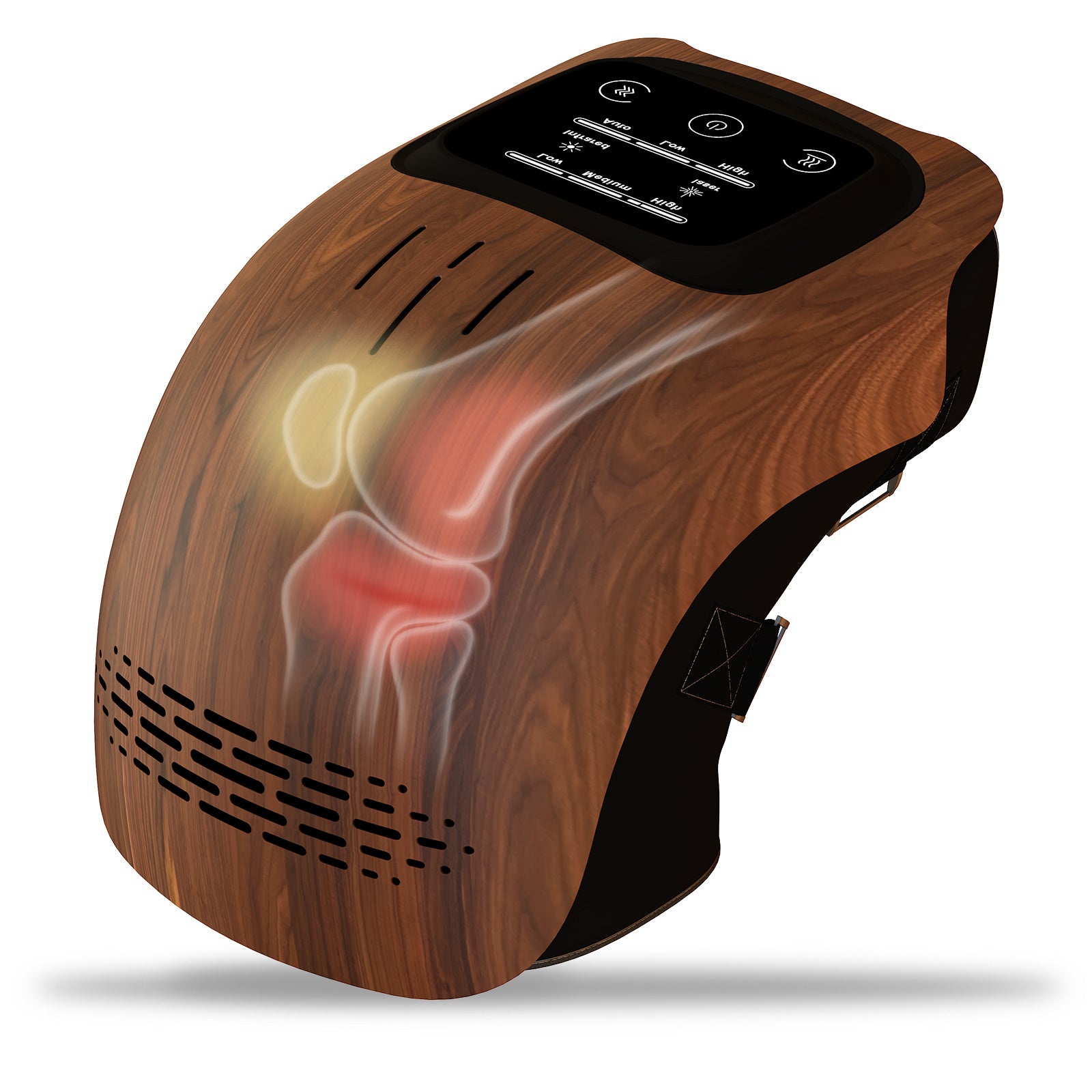 Intelligent Home Use Electric Heating Knee Massager Rechargeable Pain Relief Infrared Laser Vibration