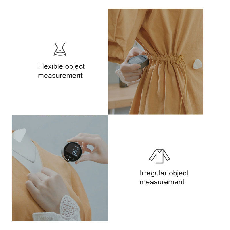 Distance Measuring Instrument Electronic Measuring Ruler Tape Measure with High Definition Digital LCD High Precision Electron Tool