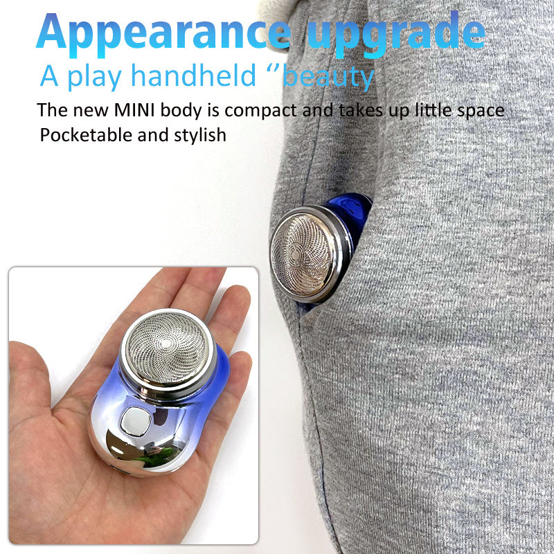 Mini Face Shavers Rechargeable USB Electric Shaver Wet & Dry Painless Small Size Machine Shaving For Men