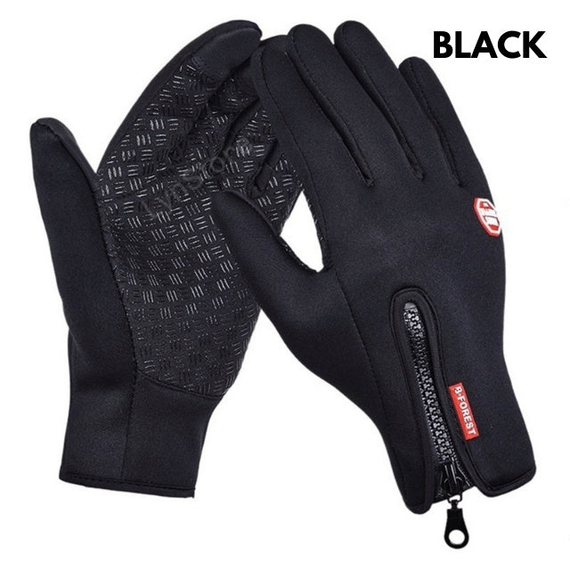 Winter Waterproof Sports Gloves With Fleece for Touch Screen Riding Motorcycle Sliding