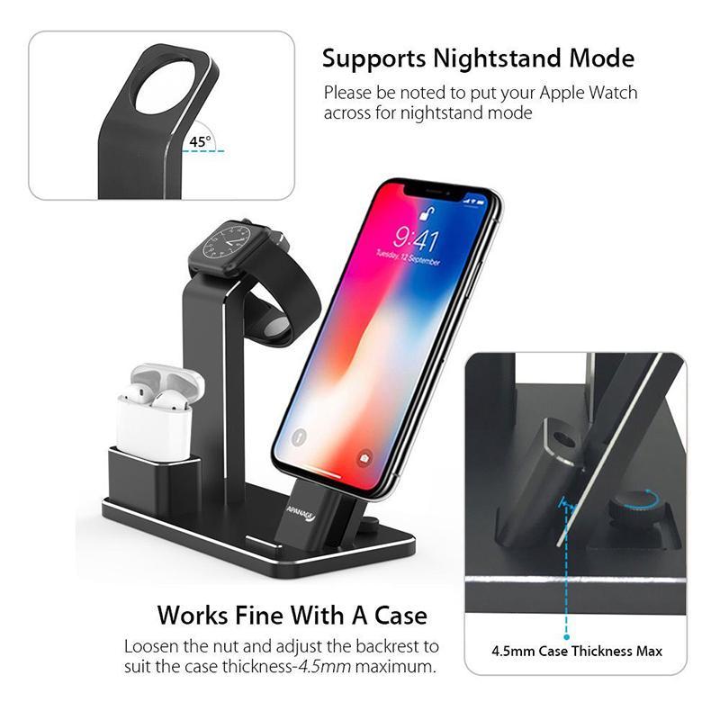 4 IN 1 iPhone Android Samsung Airpod Apple Watch Charging Dock Wireless Charging