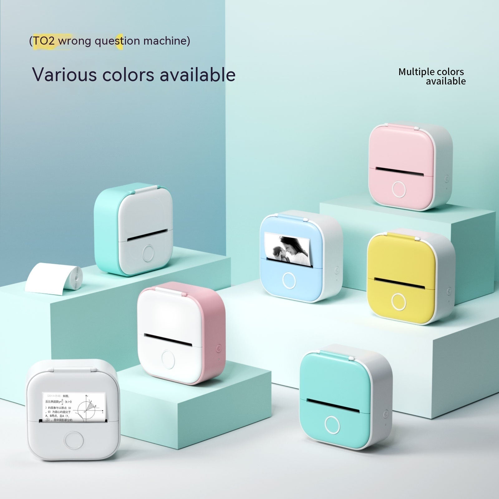 Portable Mini Thermal Label Bluetooth-compatible Mini Label Printer