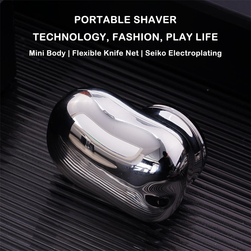 Mini Face Shavers Rechargeable USB Electric Shaver Wet & Dry Painless Small Size Machine Shaving For Men