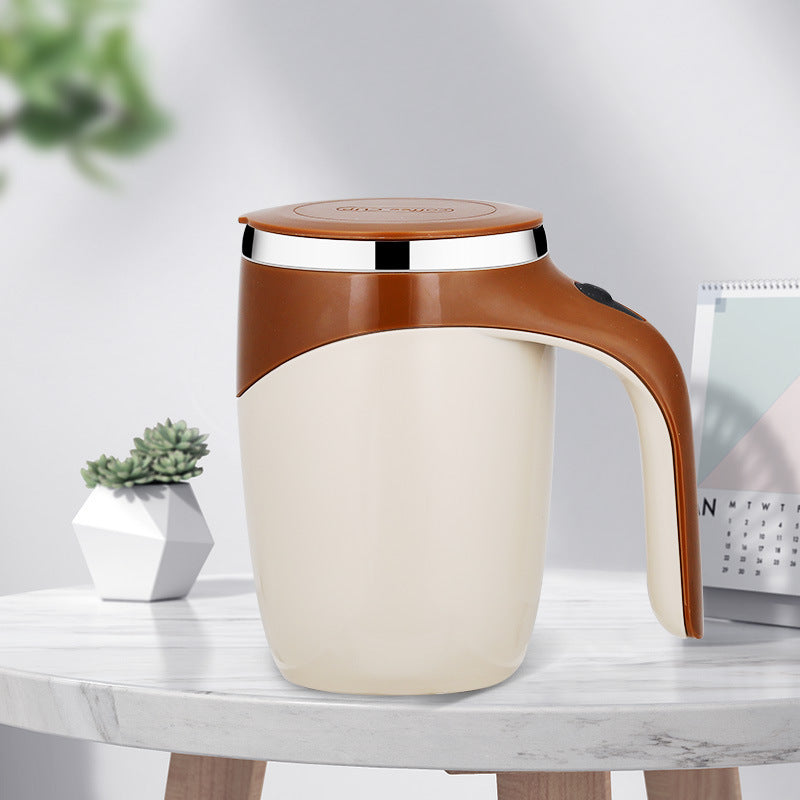 Automatic Stirring Cup Coffee Cup High Value Electric Stirring Cup Lazy Milkshake Rotating Magnetic Water Cup Rechargeable Model