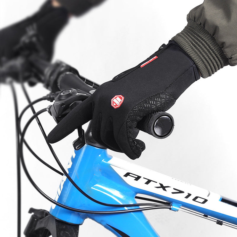 Winter Waterproof Sports Gloves With Fleece for Touch Screen Riding Motorcycle Sliding