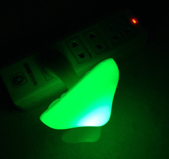 LED Night Light Mushroom Wall Socket Lamp Plug
