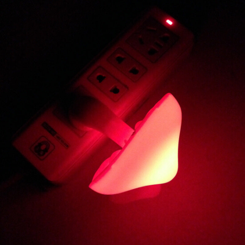 LED Night Light Mushroom Wall Socket Lamp Plug