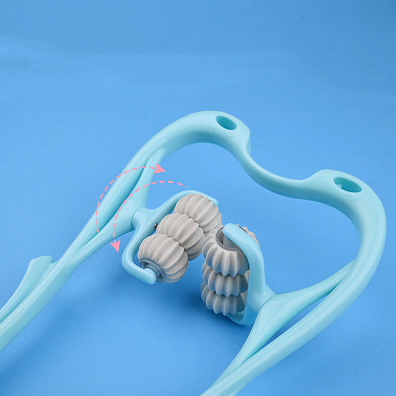 Multifunctional Manual Wheel Neck Massager and Massage Relieve Roller