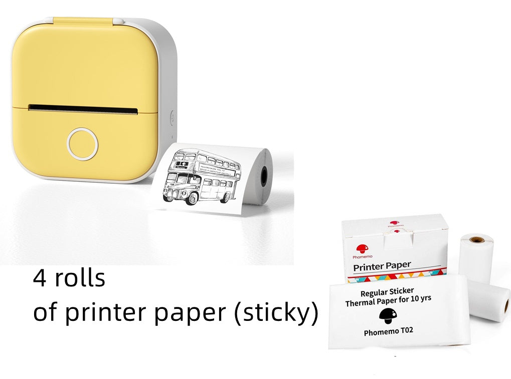 Portable Mini Thermal Label Bluetooth-compatible Mini Label Printer