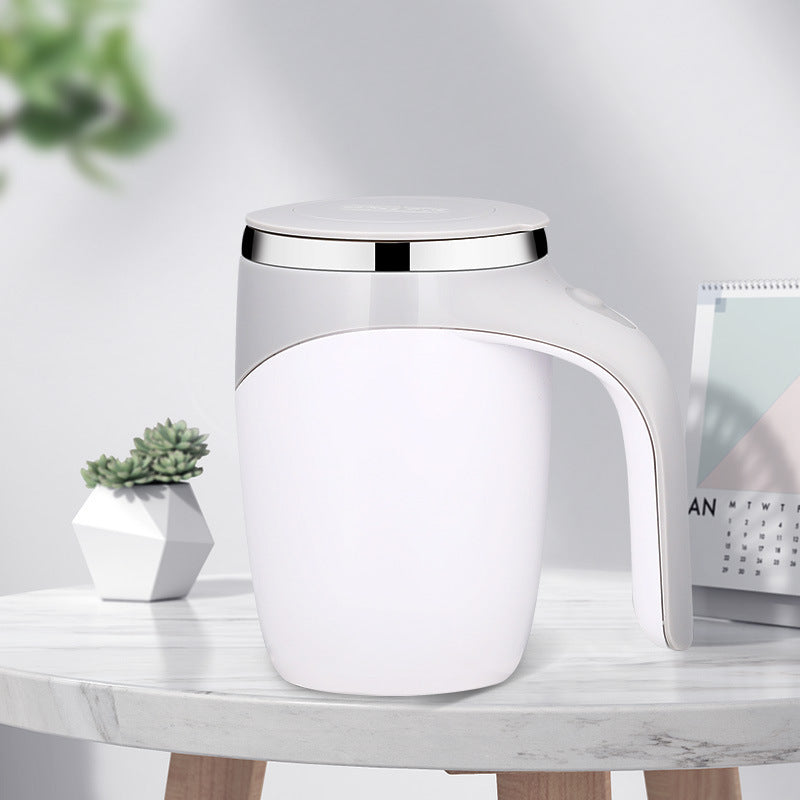 Automatic Stirring Cup Coffee Cup High Value Electric Stirring Cup Lazy Milkshake Rotating Magnetic Water Cup Rechargeable Model