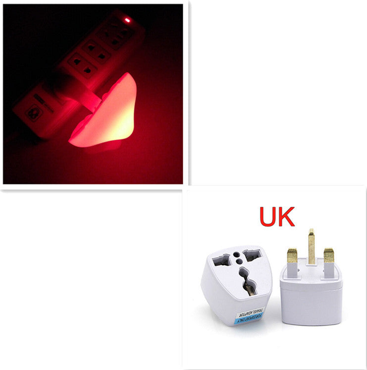 LED Night Light Mushroom Wall Socket Lamp Plug