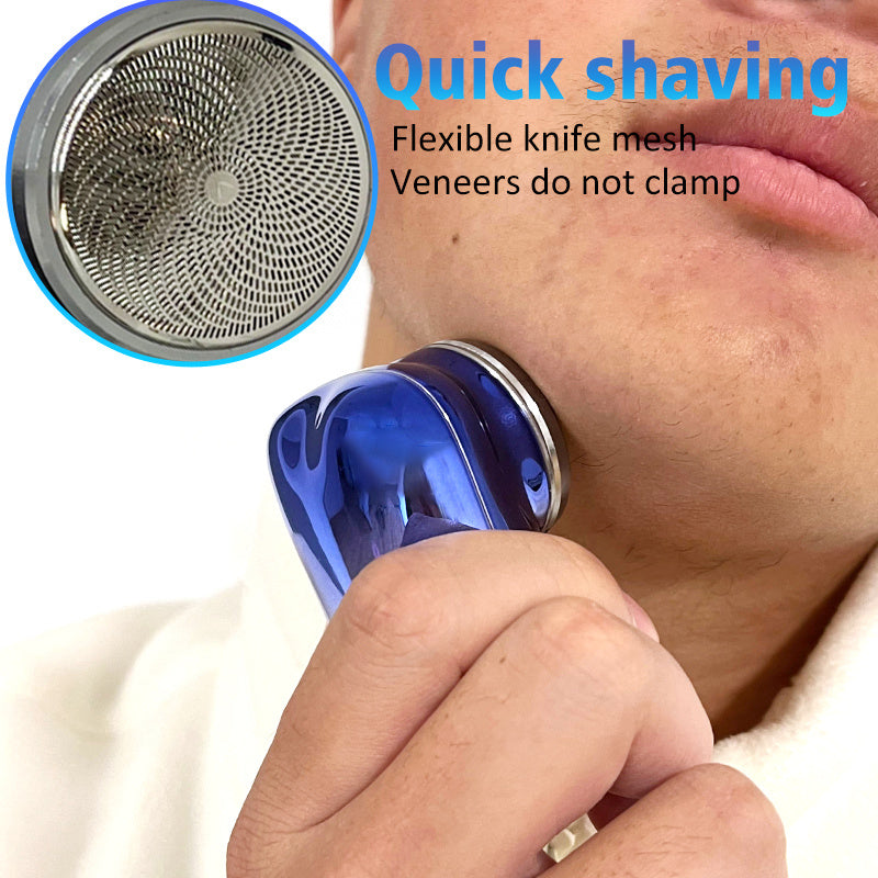 Mini Face Shavers Rechargeable USB Electric Shaver Wet & Dry Painless Small Size Machine Shaving For Men