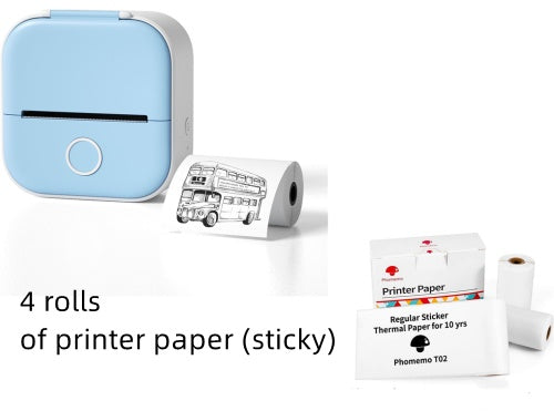 Portable Mini Thermal Label Bluetooth-compatible Mini Label Printer