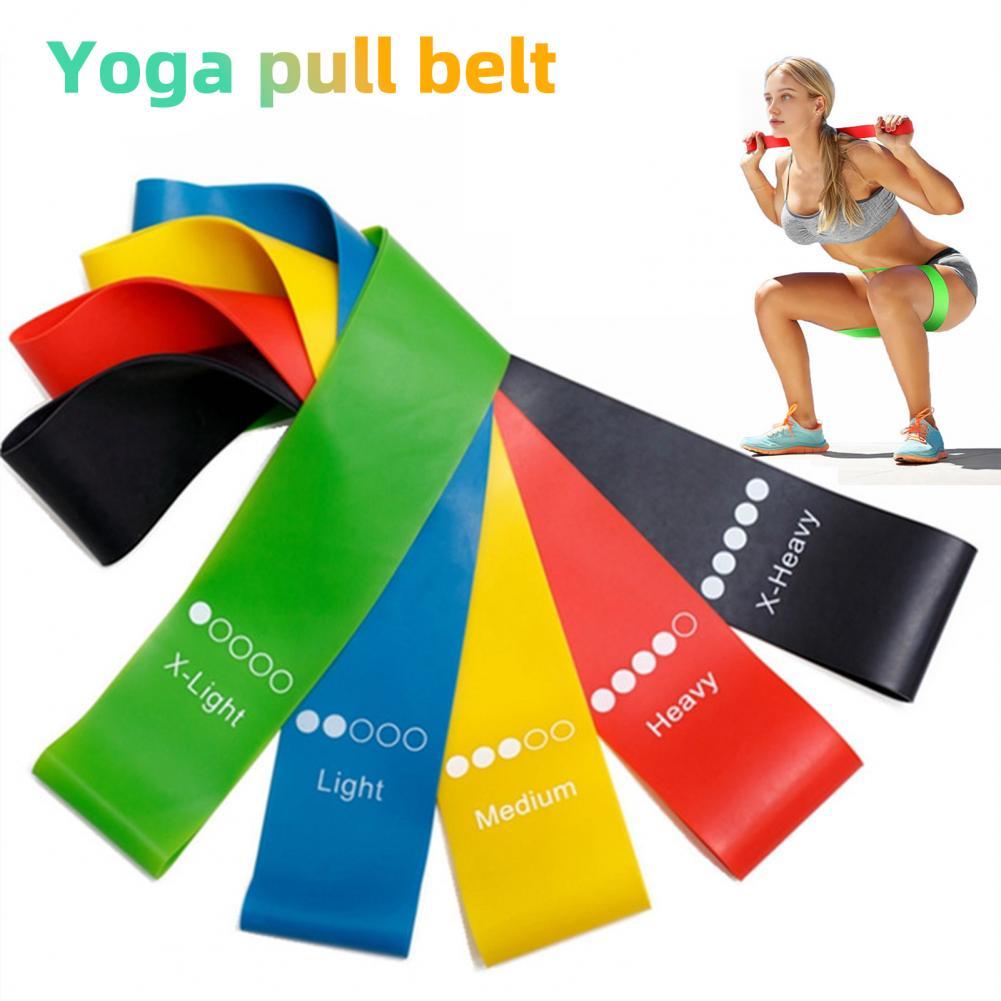 Yoga Resistance Rubber Bands Indoor Outdoor Fitness Equipment Pilates Sport Training Workout Elastic Bands