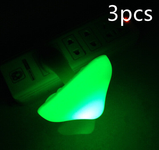 LED Night Light Mushroom Wall Socket Lamp Plug