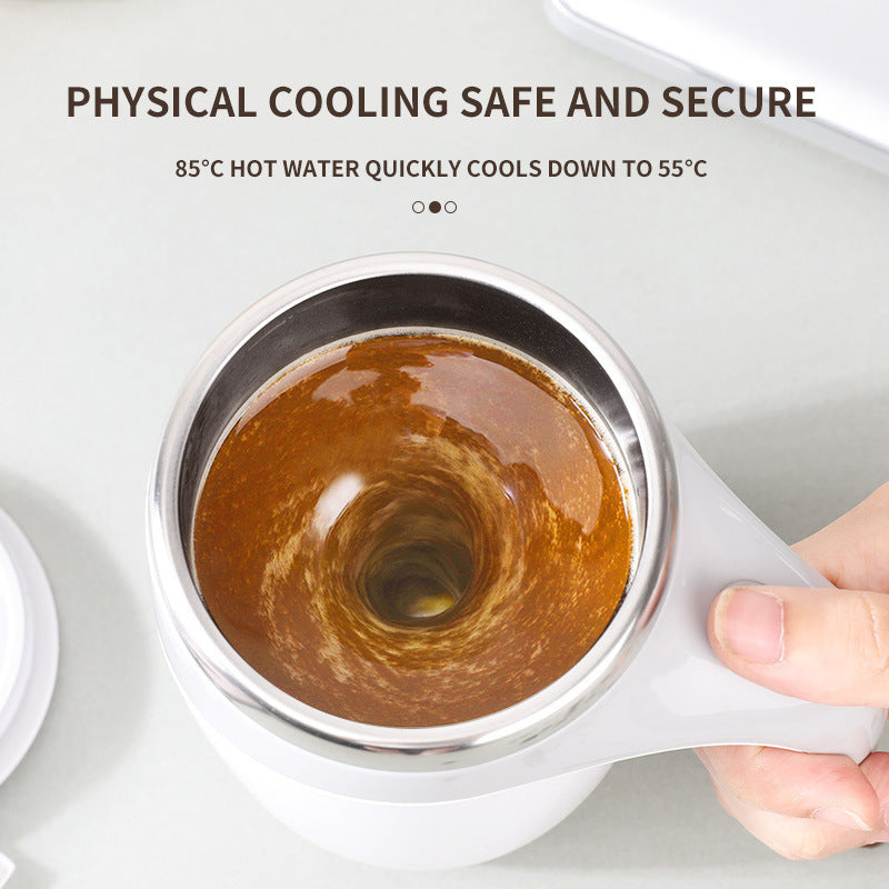 Automatic Stirring Cup Coffee Cup High Value Electric Stirring Cup Lazy Milkshake Rotating Magnetic Water Cup Rechargeable Model