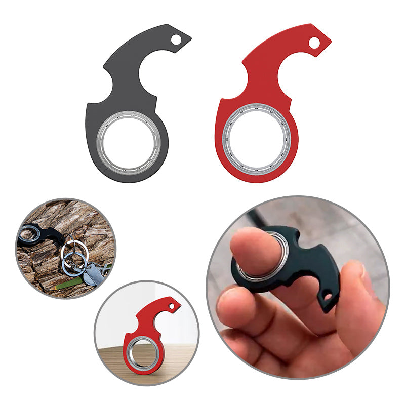 Creative Fidget Spinner Toy Keychain Hand Spinner Anti-Anxiety Toy Relieves Stress