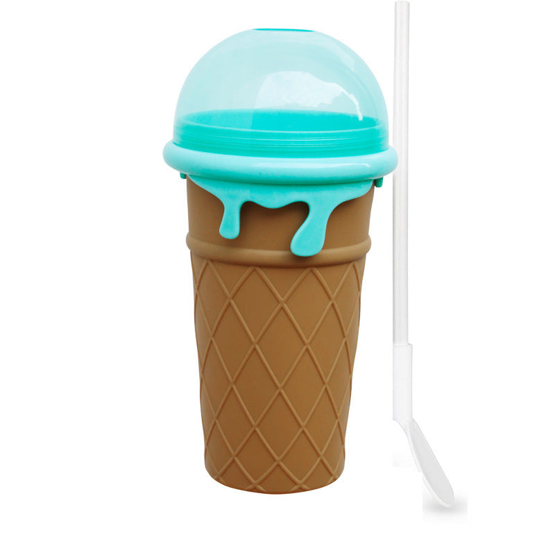 Slushy Cup Summer Squeeze Homemade Juice Water Bottle Quick-Frozen Smoothie Sand Cup