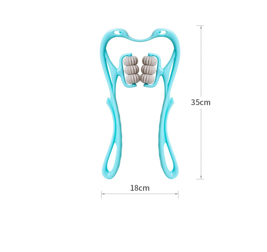 Multifunctional Manual Wheel Neck Massager and Massage Relieve Roller