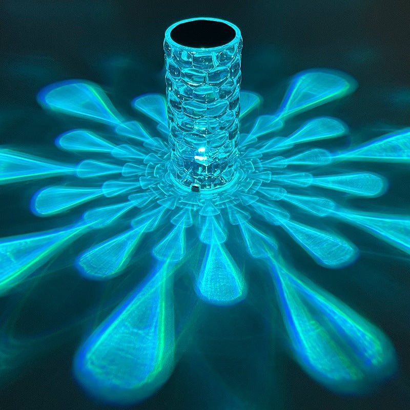 Nordic Crystal Lamp USB Table Lamps Bedroom Diamond Night Light