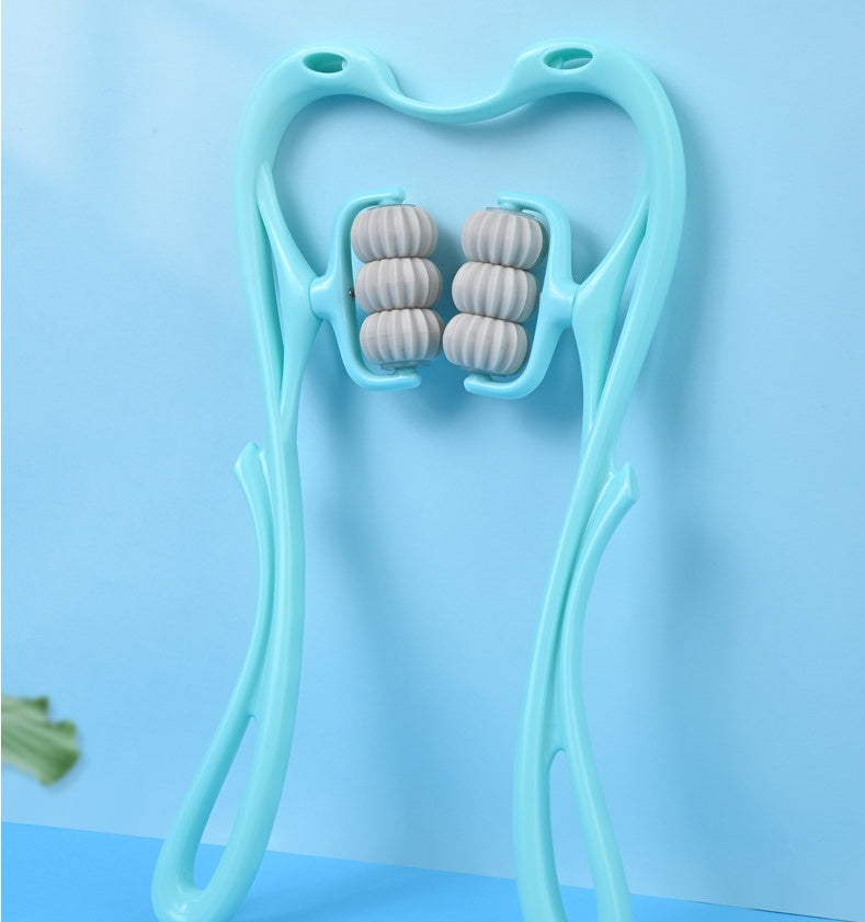 Multifunctional Manual Wheel Neck Massager and Massage Relieve Roller