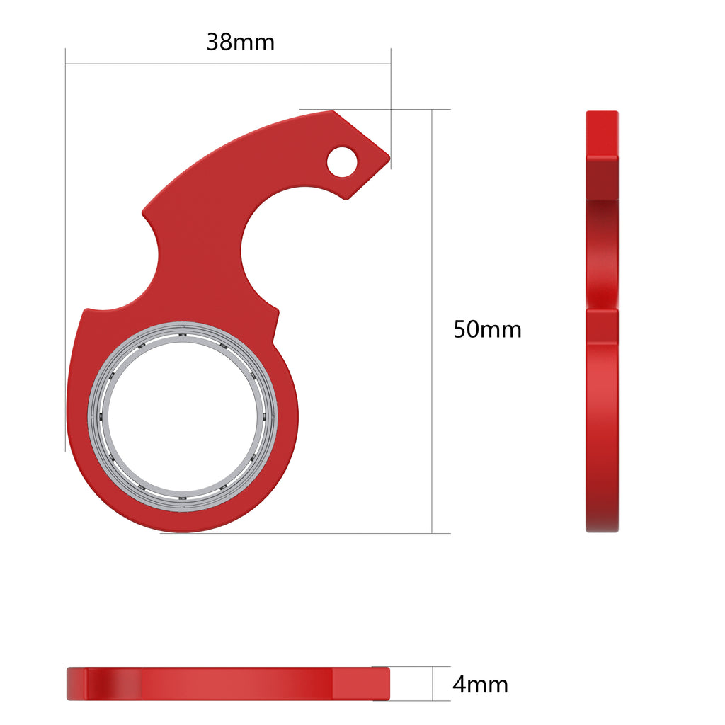 Creative Fidget Spinner Toy Keychain Hand Spinner Anti-Anxiety Toy Relieves Stress