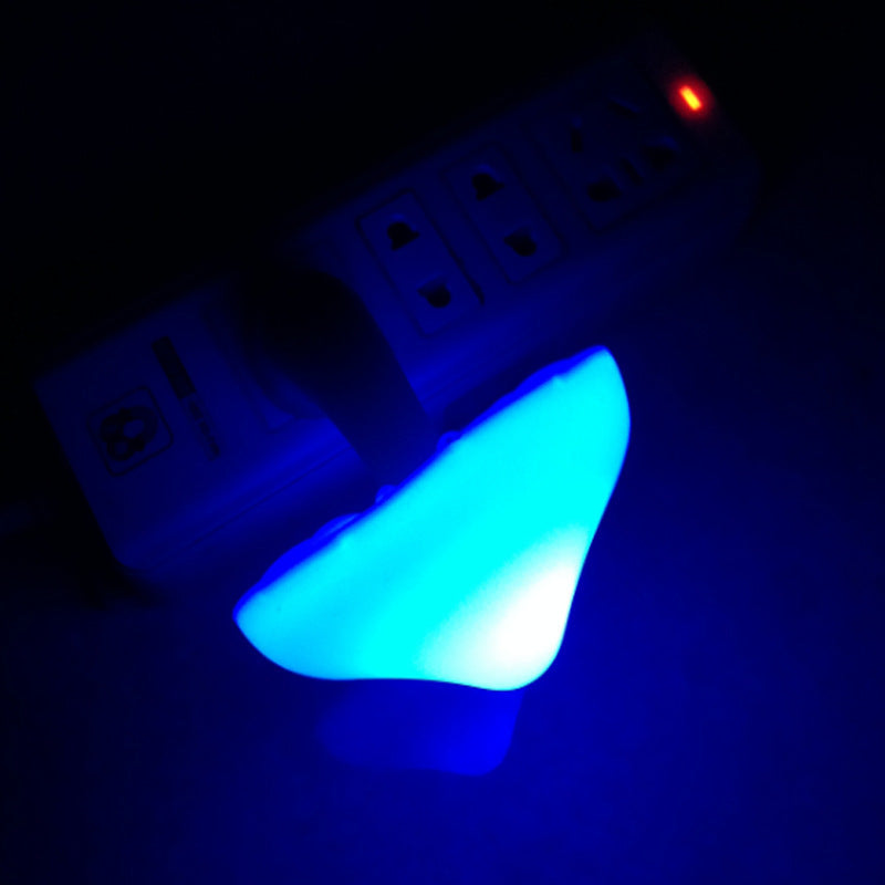 LED Night Light Mushroom Wall Socket Lamp Plug
