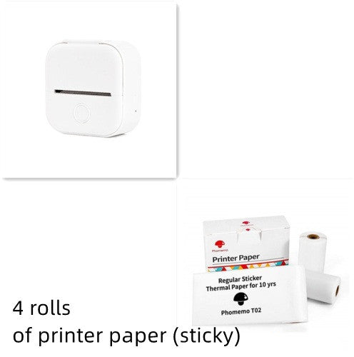 Portable Mini Thermal Label Bluetooth-compatible Mini Label Printer