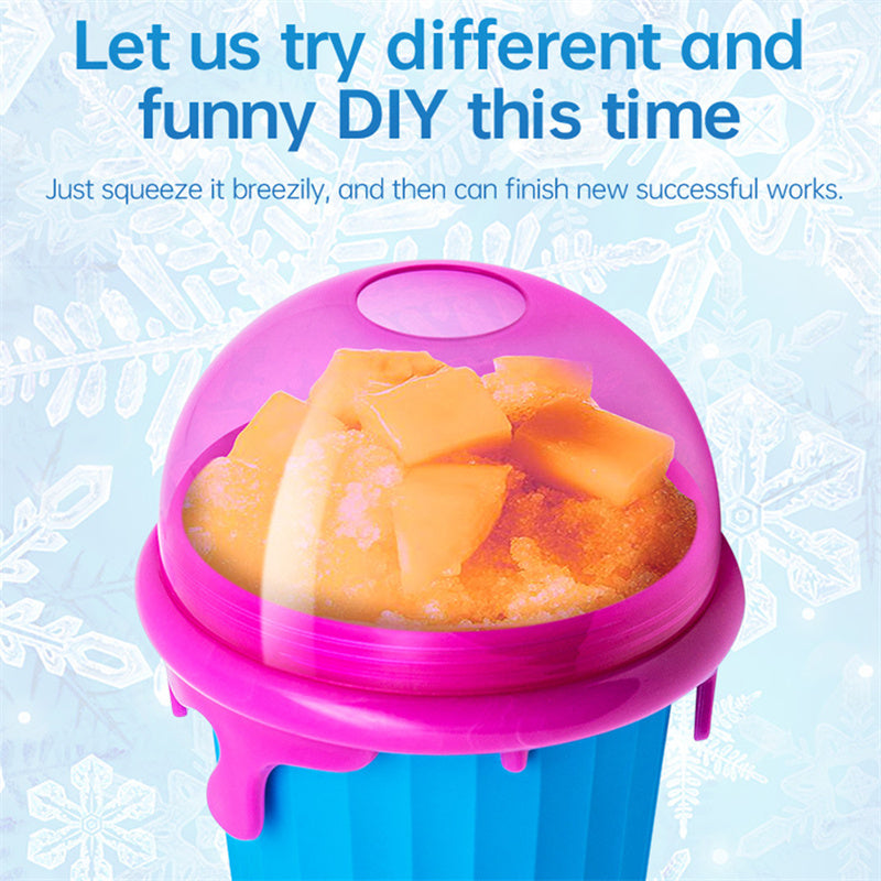 Slushy Cup Summer Squeeze Homemade Juice Water Bottle Quick-Frozen Smoothie Sand Cup