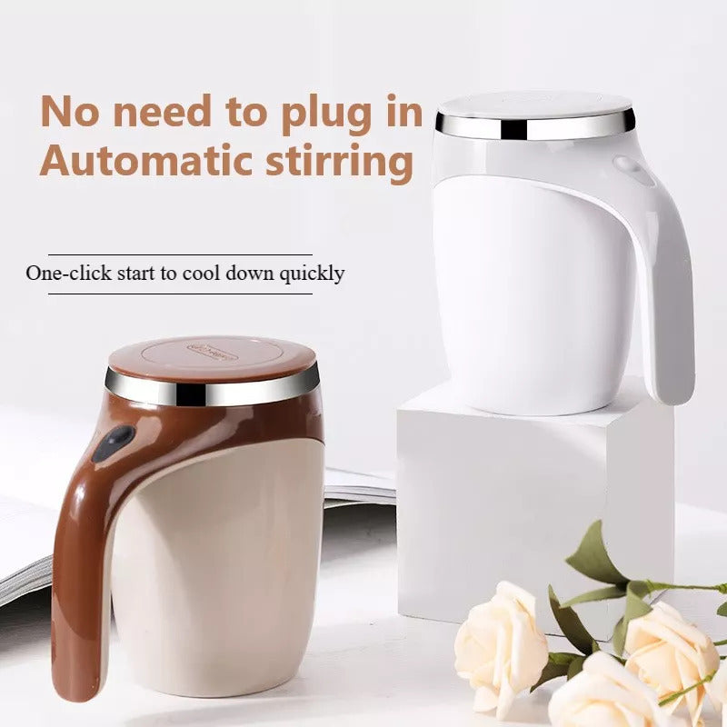 Automatic Stirring Cup Coffee Cup High Value Electric Stirring Cup Lazy Milkshake Rotating Magnetic Water Cup Rechargeable Model