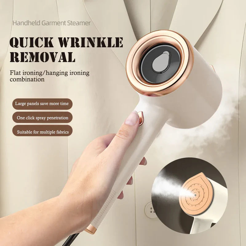 Mini Portable Handheld Garment Steamer Fabric Steam Iron For Clothes Travel and Home