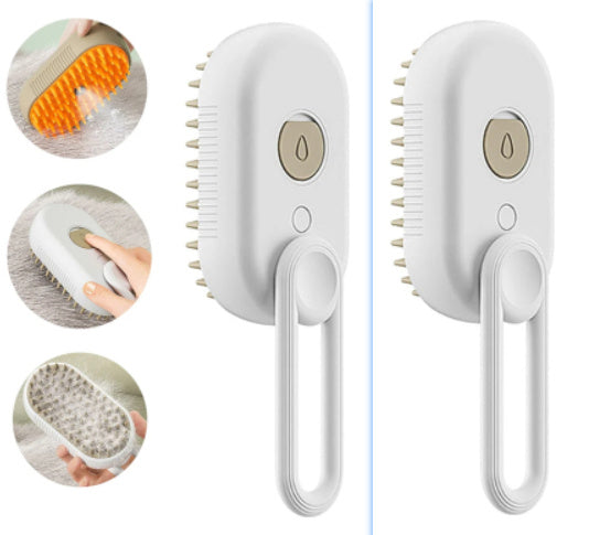 Cat Steam Brush Steamy Dog Brush 3 In 1 Electric Spray Pet Grooming Comb Hair Removal